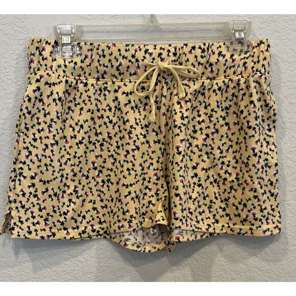 Jockey Colorful Pajama Sleep Knit Shorts with Pockets Drawstring Size Medium - Picture 1 of 2